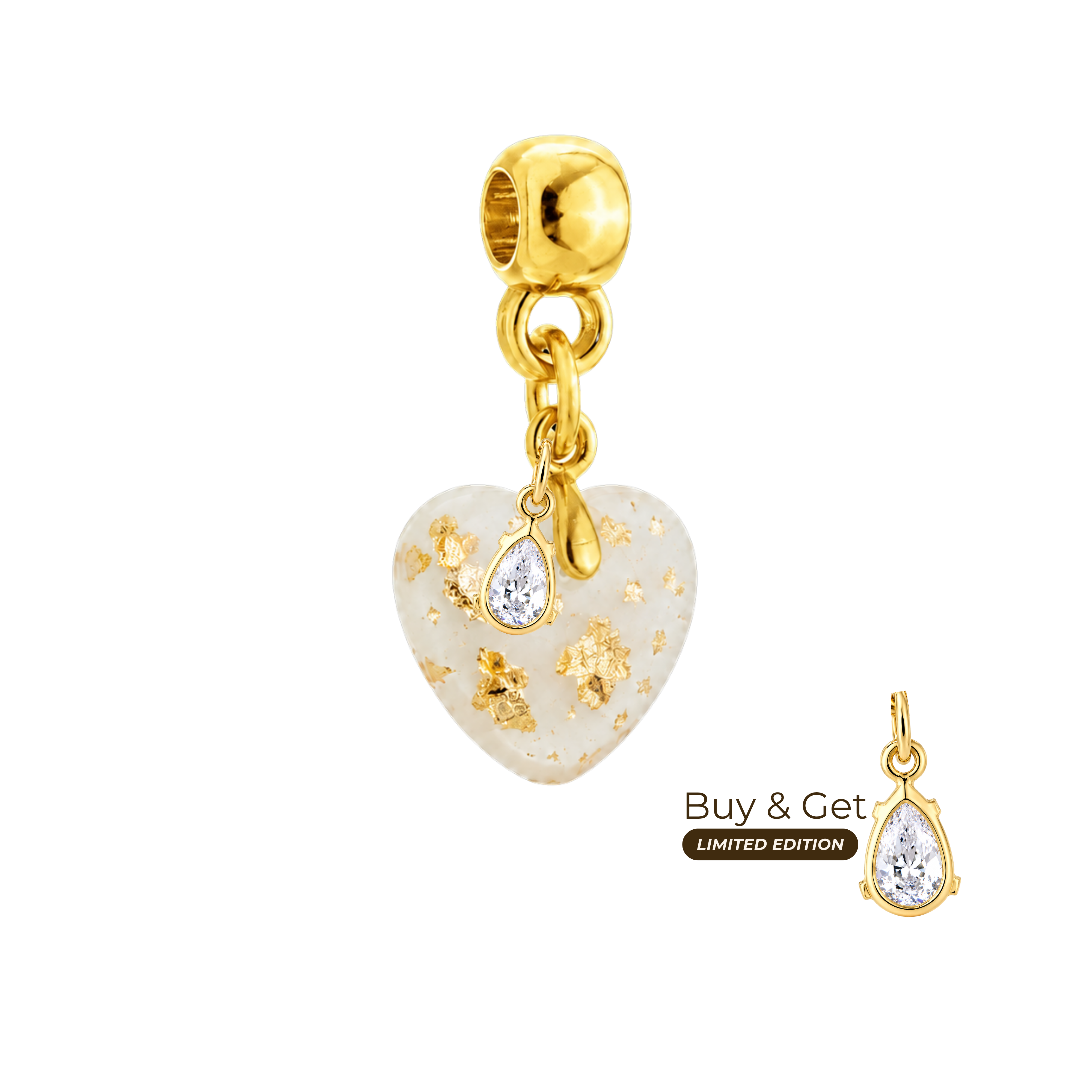 Chubby Heart Charm