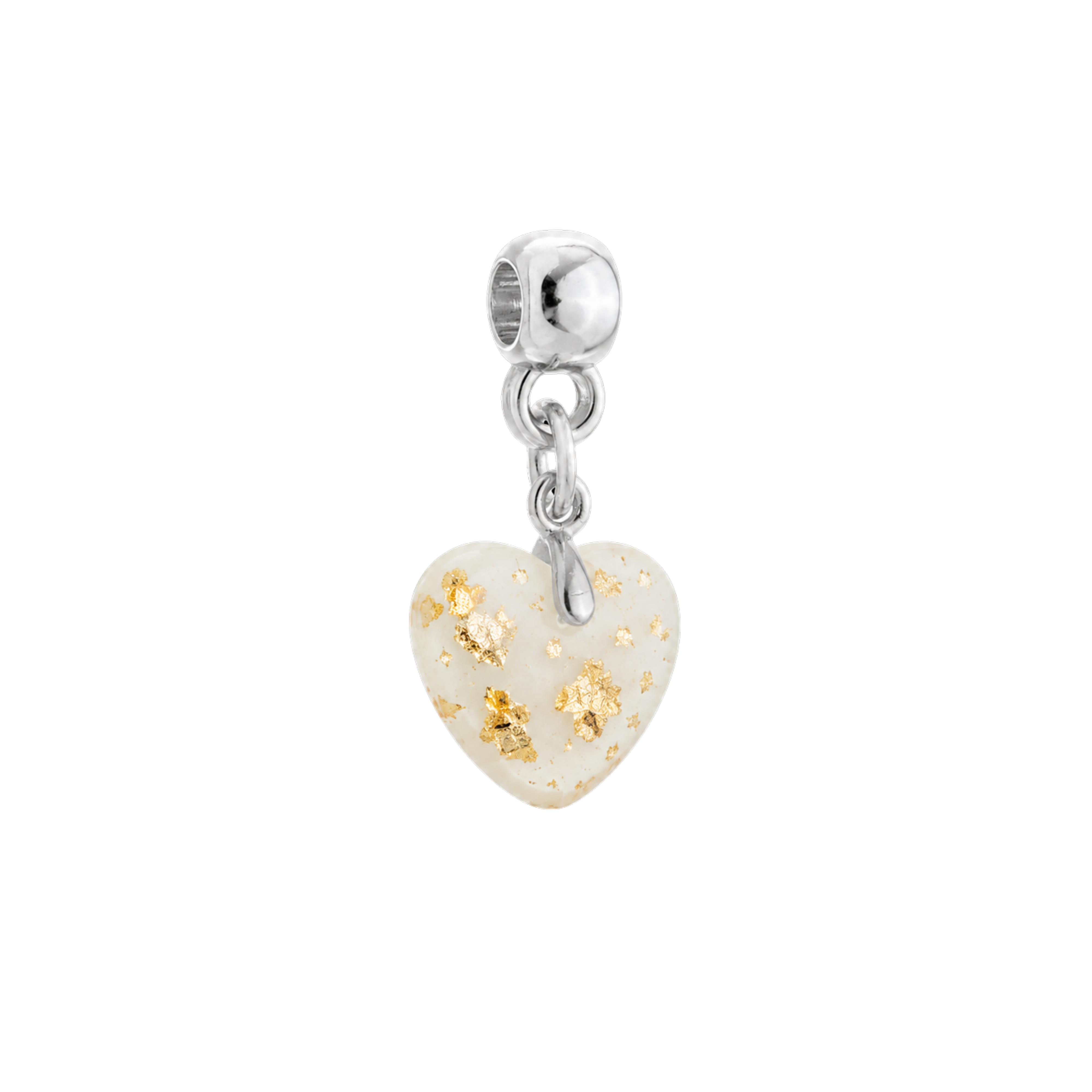 Mini Chubby Heart with Gold Leaf