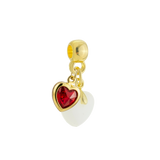 Mini Cœur Rondouillard avec Cœur Rubis