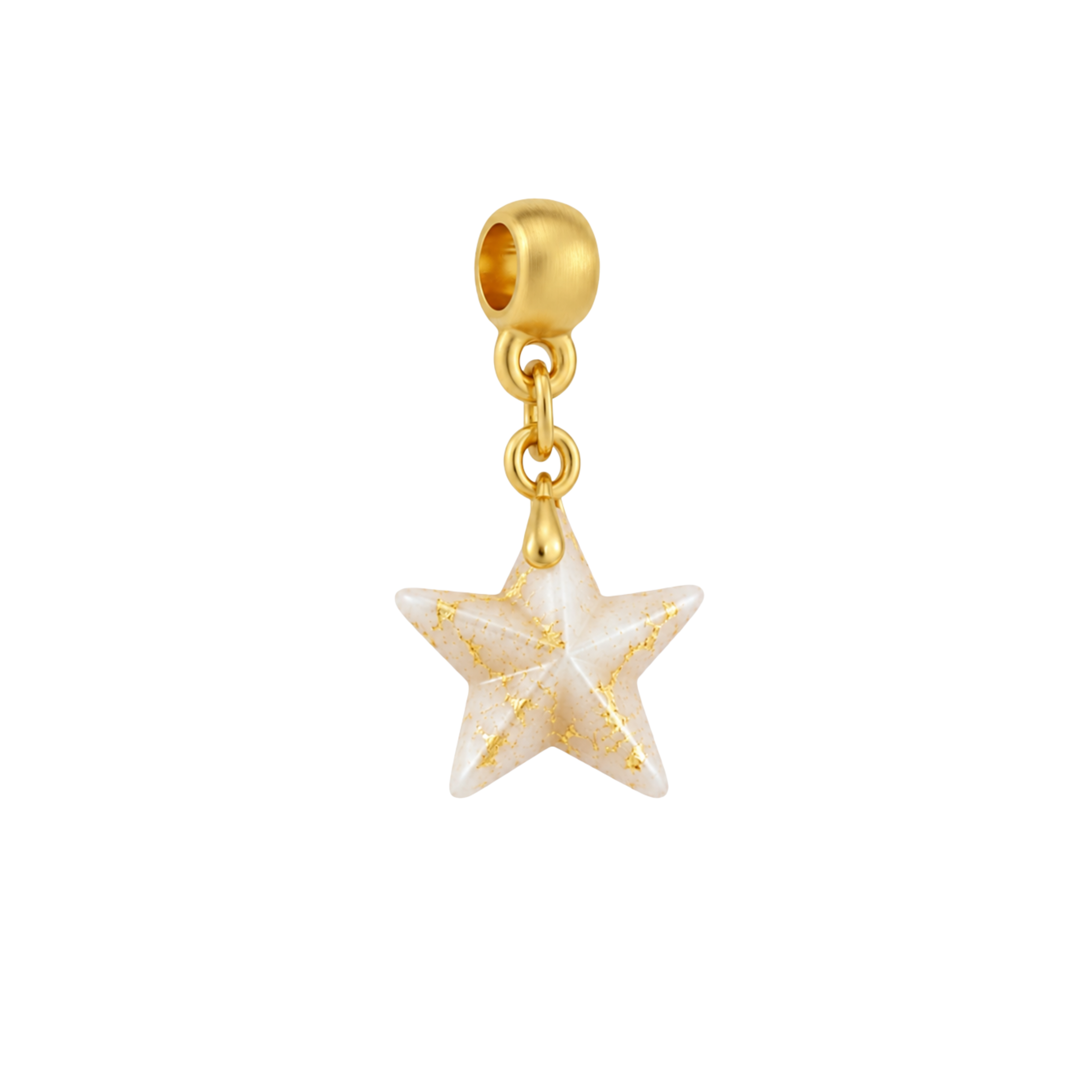 Mini Star with Gold Leaf