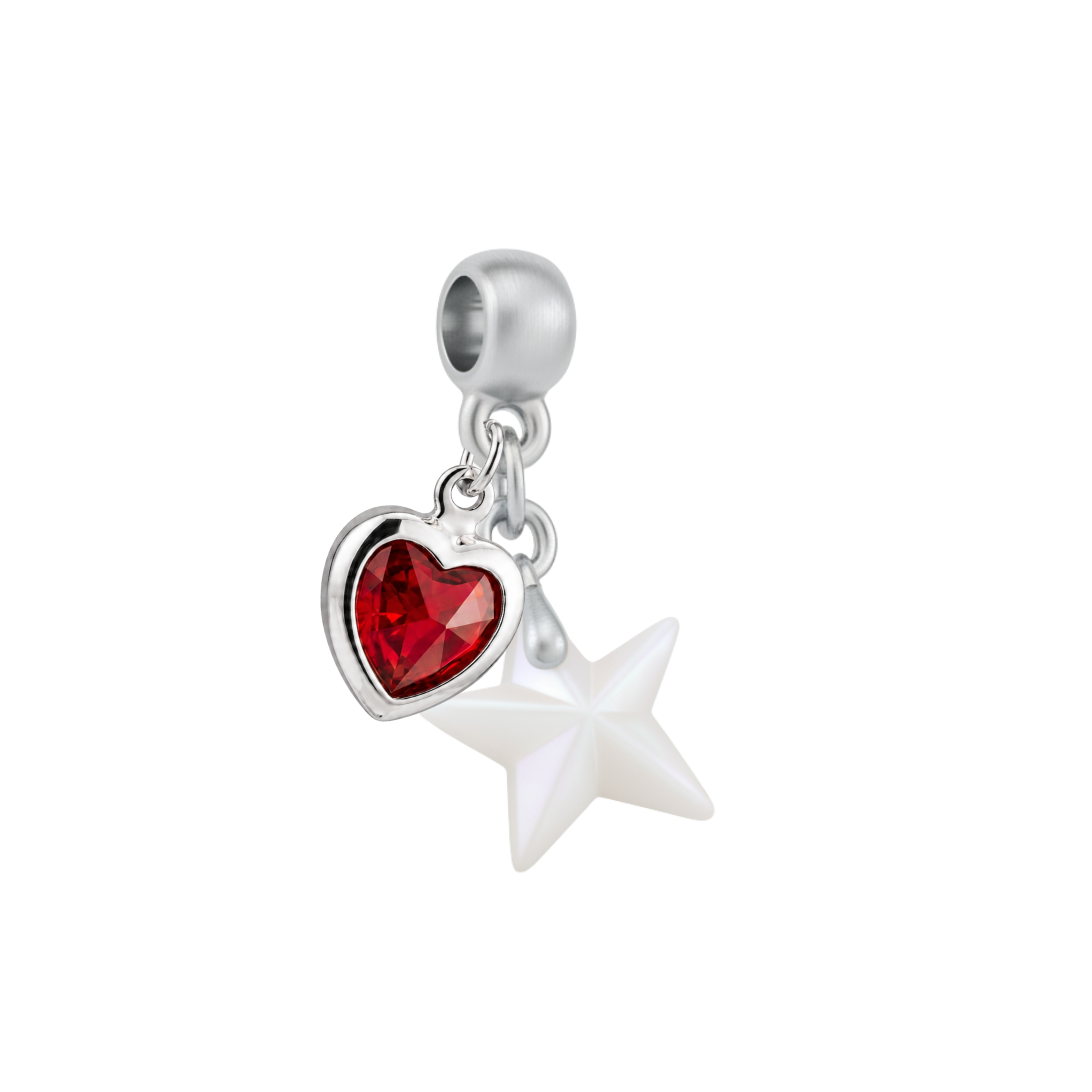  Mini Étoile avec Cœur Rubis