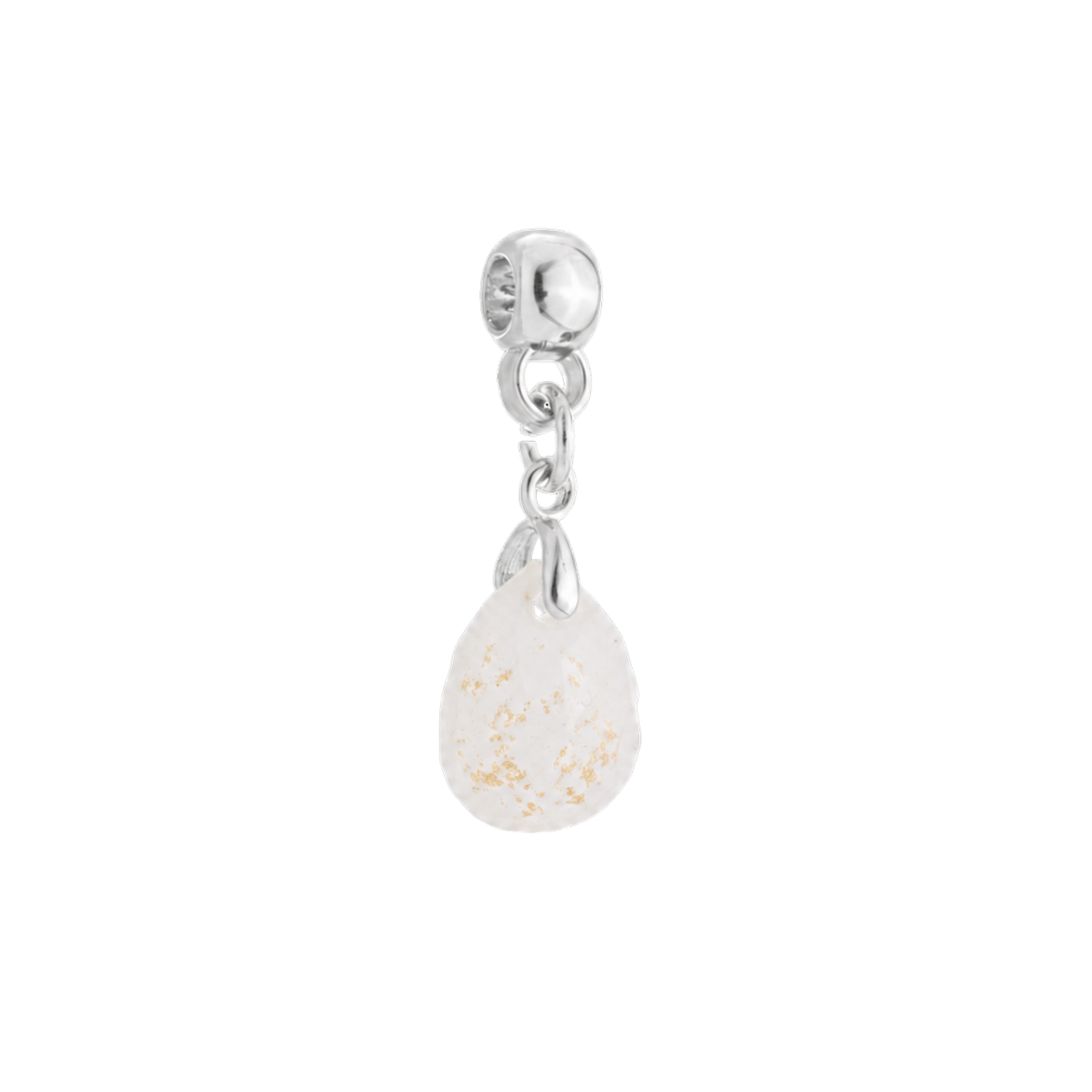 Mini Diamond Drop with Gold Leaf