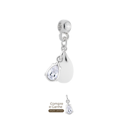 Mini Gota Reta com Gota Zircônia