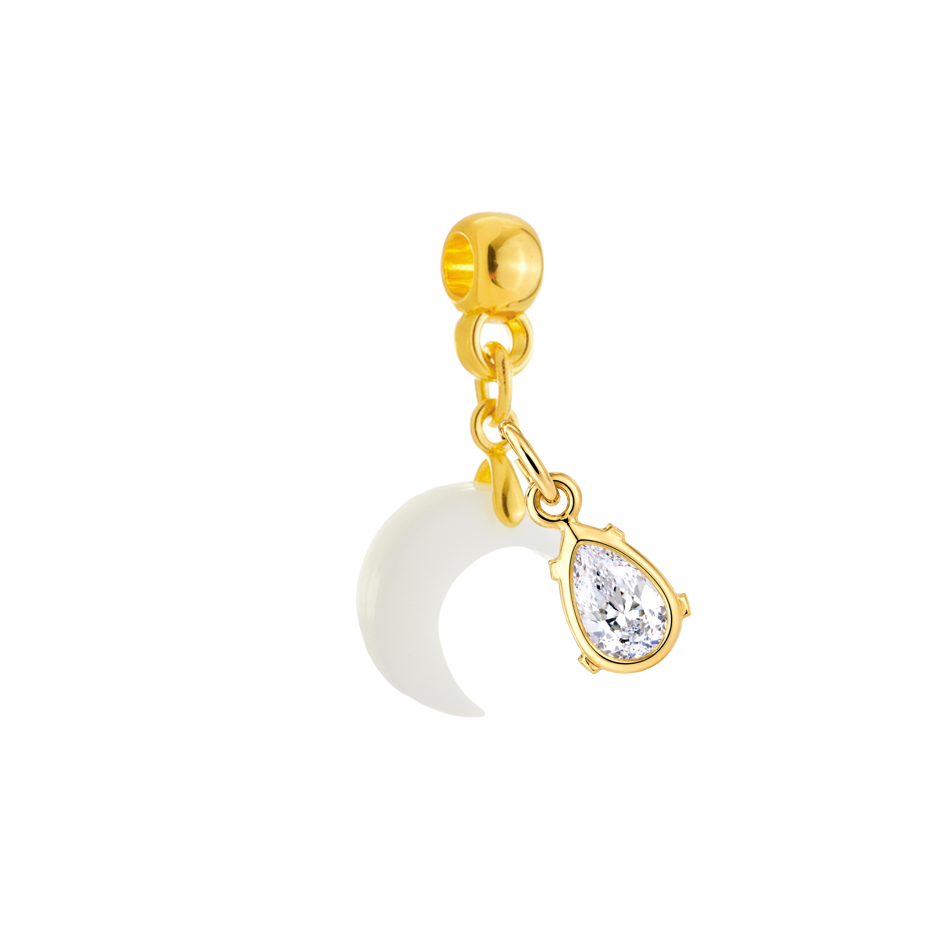 Mini Luna con Gota de Circonita