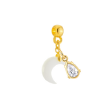 Mini Luna con Gota de Circonita
