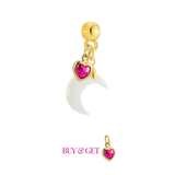 Mini Lua com Coração de Mãe