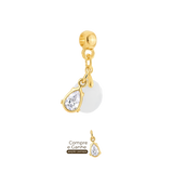 Mini Redondo com Gota Zircônia