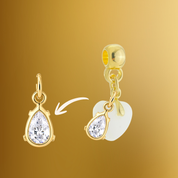 Berloque Adicional com Gota Zircônia