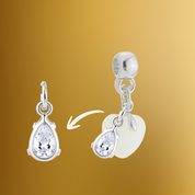 Berloque Adicional com Gota Zircônia