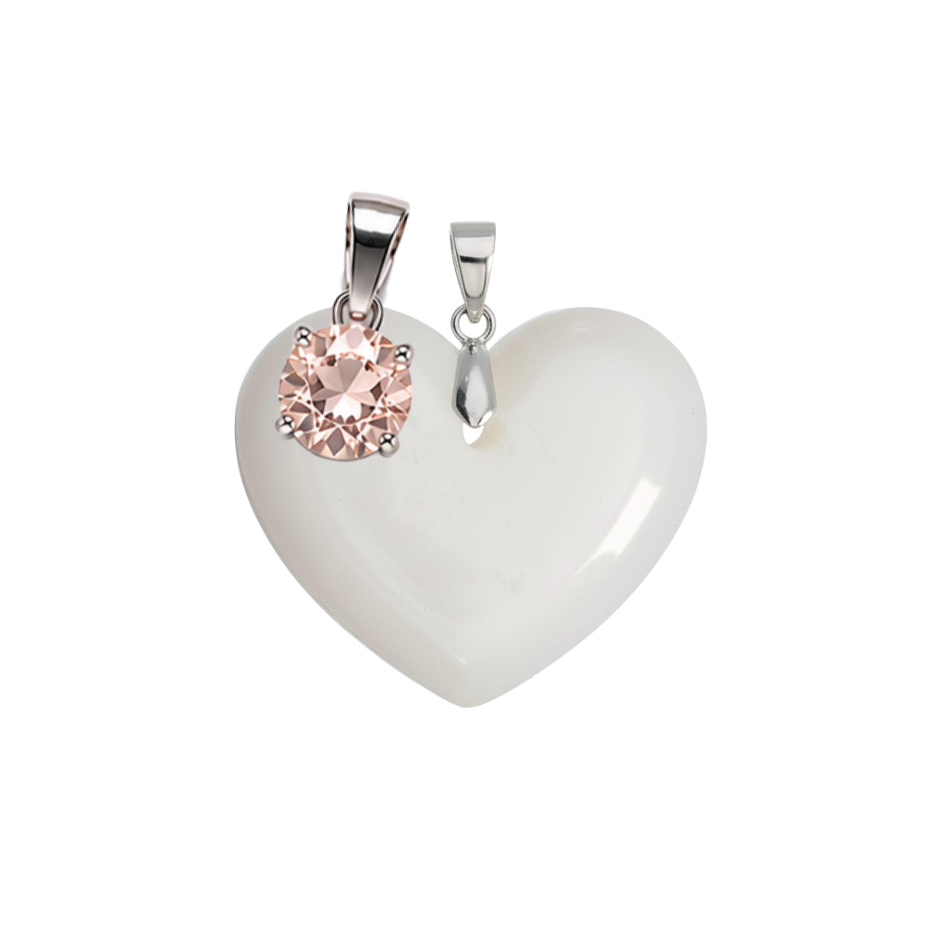 Cœur Rondouillard Supplémentaire avec Pendentif du Mois de Naissance