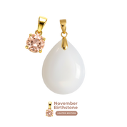 Chubby Mini Drop Birthstone Pendant