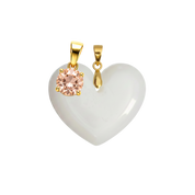 Cœur Rondouillard Supplémentaire avec Pendentif du Mois de Naissance