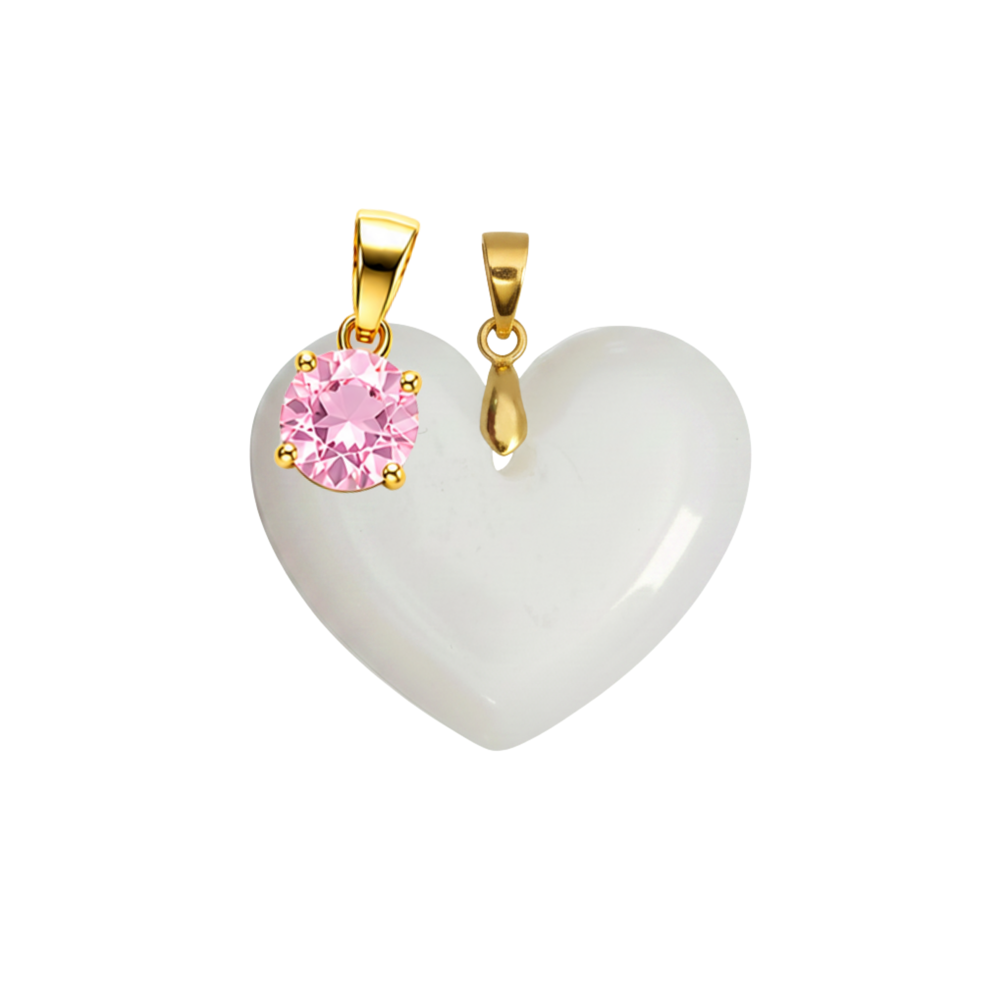 Cœur Rondouillard Supplémentaire avec Pendentif du Mois de Naissance