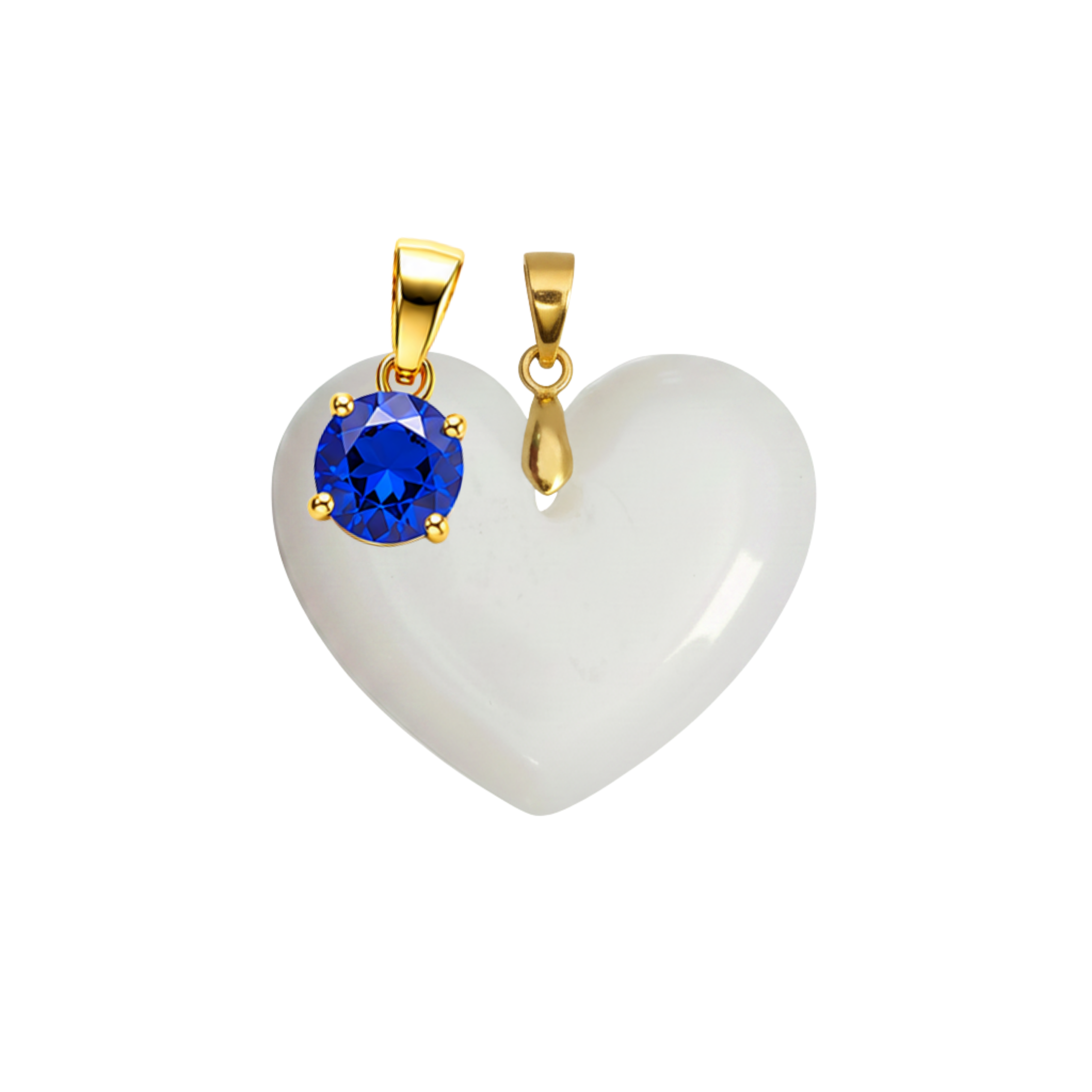 Cœur Rondouillard Supplémentaire avec Pendentif du Mois de Naissance
