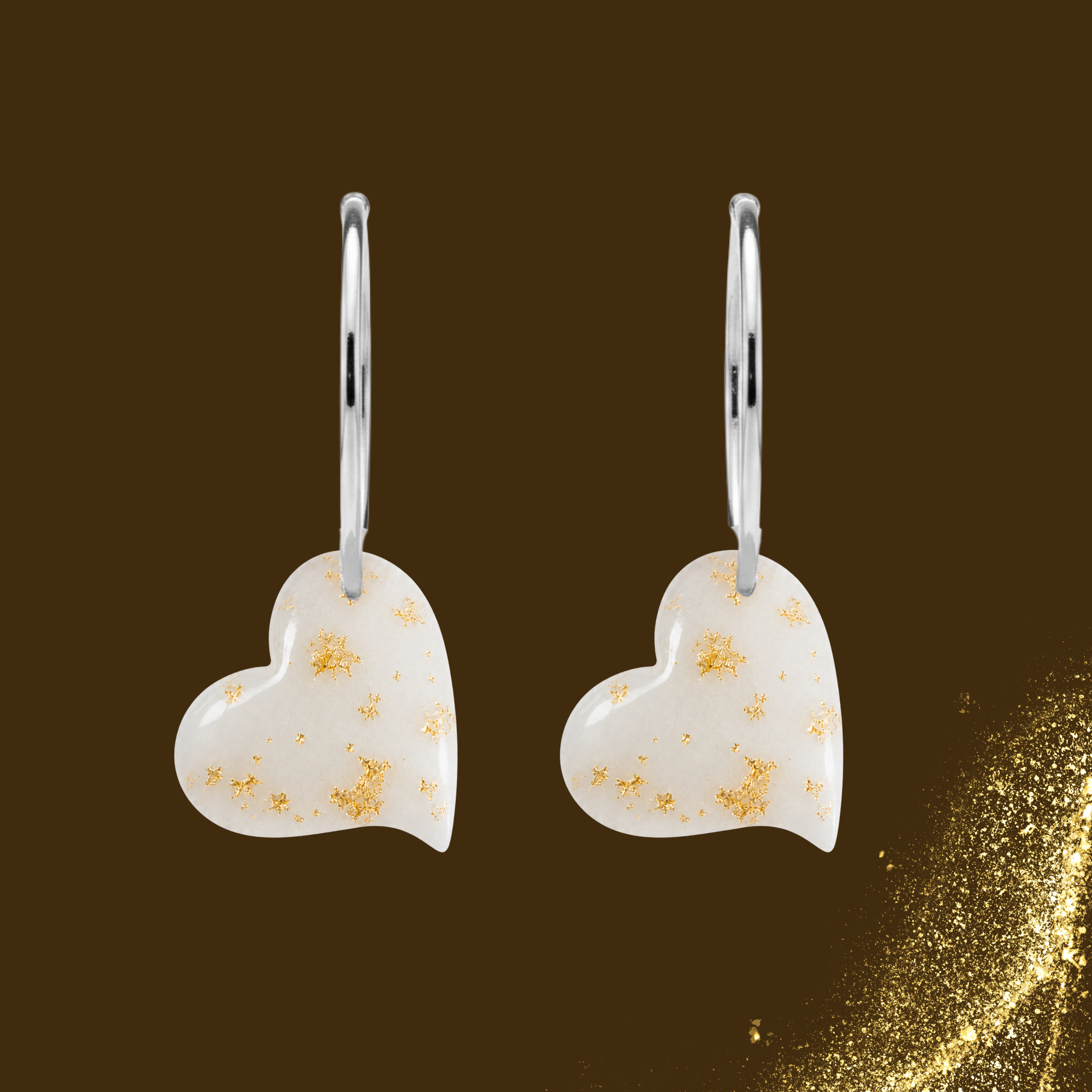 Additional Earrings with Gold Leaf – Kit not included